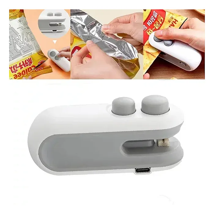 2 in 1 Rechargeable Mini Plastic Bag Sealing Machine