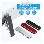 Universal Metal Folding Mini Phone Holder Aluminum Alloy Back Stick Invisible Portable Bracket Desktop Phone Holder