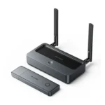 VENTION ADTH0 Enterprise-Grade Wireless HDMI to HDMI + VGA + 3.5mm TRS + USB-C Transmitter and Receiver Gray Aluminum Alloy Type