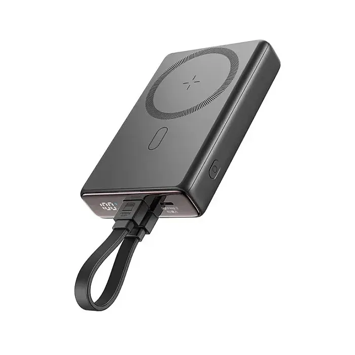 Joyroom JR-PBM01 20W Magnetic Wireless 10000mAh Power Bank with Built-in Cable & Kickstand
