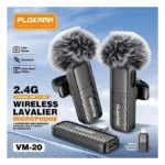 PLOKAMA VM20 Dual Wireless Lavalier Microphone for iPhone & Android
