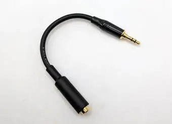 3.5mm male port to 6.5mm female port converter cable for mobile phone & camera