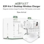 ACEFAST E39 4-in-1 Desktop Wireless Charging Station for phone, TWS headset, smart watch