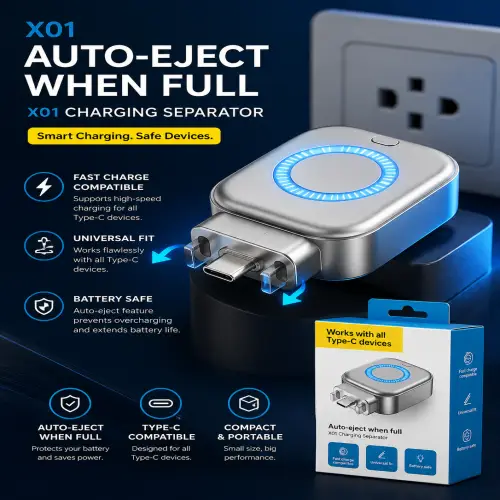 Auto-Eject When Full X01 Charging Separator Auto-Eject When Full X01 Charging Separator