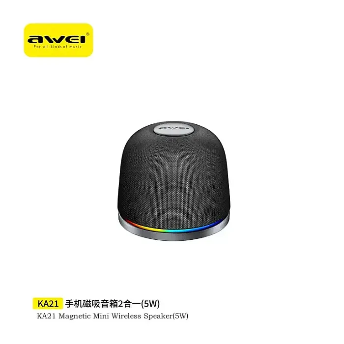 Awei KA21 Mini Wireless Speaker Magnetic Speaker Portable Mini Speaker Outdoor Bluetooth Speaker Awei Speaker Awei KA21 Mini Wireless Speaker Magnetic Speaker Portable Mini Speaker Outdoor Bluetooth Speaker Awei Speaker