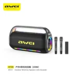 Awei KT19 200W Bluetooth Speaker Super Bass Karaoke Set With Rhythmic Lighting Effects