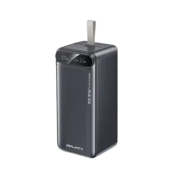 Awei PA-106 Multi-interface Charging Digital Display 50000mAH Large Capacity 22.5W Output 4port Fast Charging Powerbank