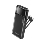 Awei PA-91 10000mah 22.5W Fast Charging Power Bank with Built‑in Cable