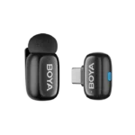 BOYA Mini 2-06 Wireless single Microphone for Android Type-C | AI Noise Cancellation Clip-On Mic | 48kHz/24-Bit Audio | Single Person Lavalier Mic | USB-C