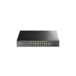 CUDY GS1018PS2 16-Port Gigabit PoE+ Switch 200W 2×SFP 2×Uplink CCTV VLAN