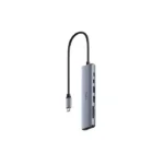 CUDY UH407 7-in-1 USB-C Hub 4K HDMI 60Hz SD/TF Card Reader 100W PD Dock