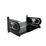 Double-layer wall-mounted metal router stand