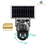 Geek Space BS-M1-2L-5G-eSIM Solar-Powered Security Camera 4G 5G LTE with e-SIM 8K Smart Net Camera