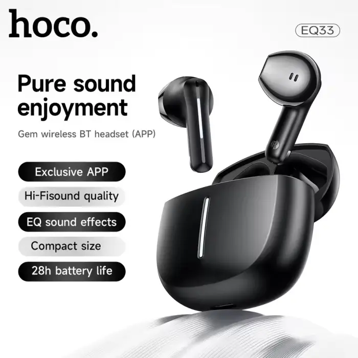 Hoco EQ33 Gem Wireless Earbuds with App Control