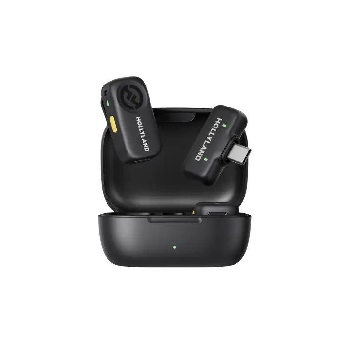 Hollyland LARK A2 single wireless microphone with (Type-C RX + Charging Case)