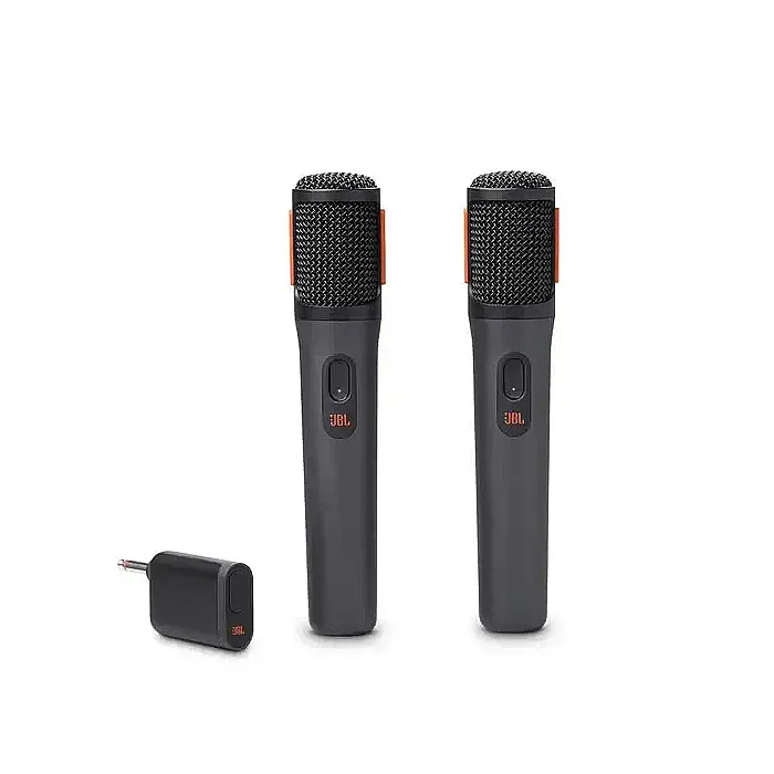 JBL Wireless Microphone System 2-Pack Dual Handheld Mic with Receiver for Karaoke & Events