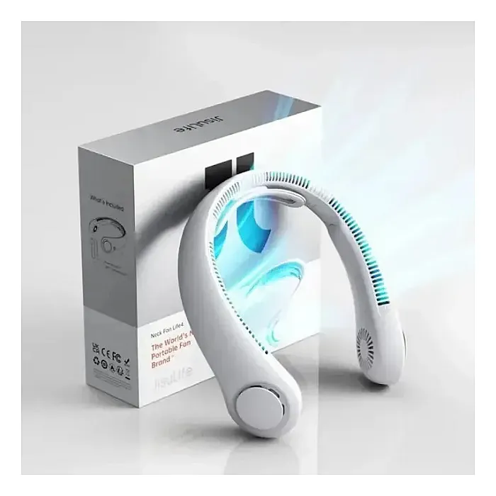 JisuLife Life4 FA14x 5000mah Neck Fan The Ultimate In Wearable Cooling Refreshment Solution