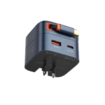 LDNIO Q10 65W GaN Fast Charger with 80cm Retractable Cable