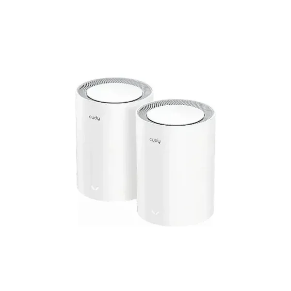CUDY M3000-(2Pack)-AX3000 Dual-Band Mesh Wi-Fi 6 System Gigabit Router (White)