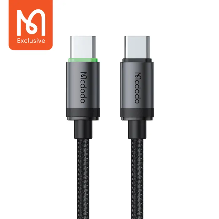 MCDODO CA4411 60W USB-C TO USB-C CABLE WITH CHARGING LIGHT 3M MCDODO CA4411 60W USB-C TO USB-C CABLE WITH CHARGING LIGHT 3M