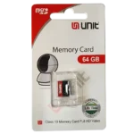Unit Micro SD Card 64GB High-Speed Memory Card for CC Camera & Devices