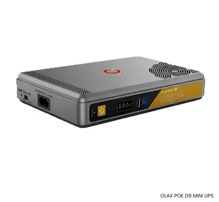OLAX POE-D9 Smart Mini DC UPS Pro (20000mAh, 24W) Backup Power for WiFi Router