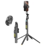 Q625 Portable Foldable Smart AI Tracking Anti-Shake Bluetooth Selfie Stick Quad tripod