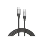 QCY DC21 60W Braided Type-C to Type-C Cable (1.2M)