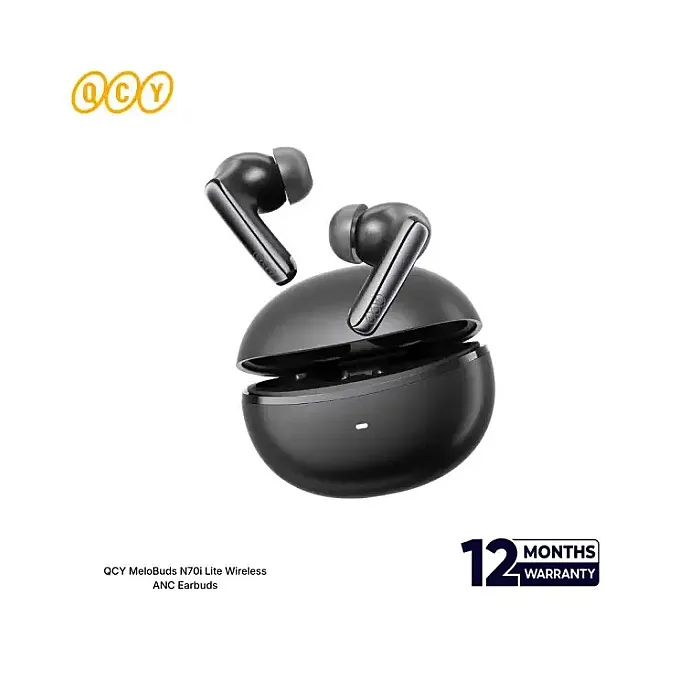QCY MeloBuds N70i Lite Wireless ANC Earbuds – Hi-Res LDAC, 56dB ANC, 50H Battery QCY MeloBuds N70i Lite Wireless ANC Earbuds – Hi-Res LDAC, 56dB ANC, 50H Battery
