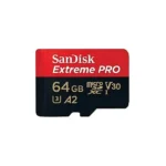 SanDisk Extreme PRO 64GB 200mbps microSDXC UHS-I Memory Card with Adapter (SDSQXCU-064G-GN6MA)