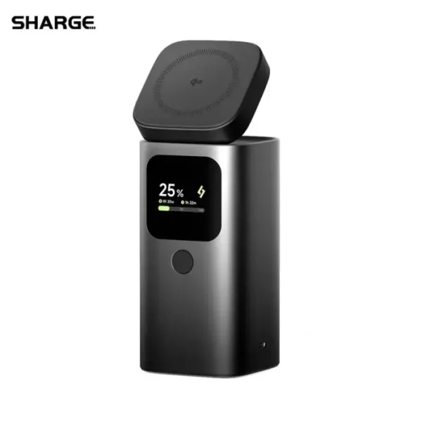 SHARGE StandMag 15000mah (E5) 115W Qi2 Magnetic 4-in-1 GaN Power Bank