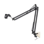 Universal Adjustable Metal Desktop Table Boom Arm Stand Desk Clamp Mount for Gaming/Podcast/Streaming