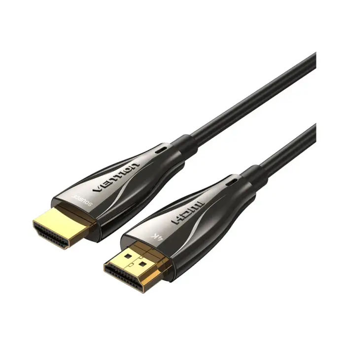 VENTION ALSBN 4K Fiber Optic HDMI Male to Male Cable 15M Black Zinc Alloy Type VENTION ALSBN 4K Fiber Optic HDMI Male to Male Cable 15M Black Zinc Alloy Type