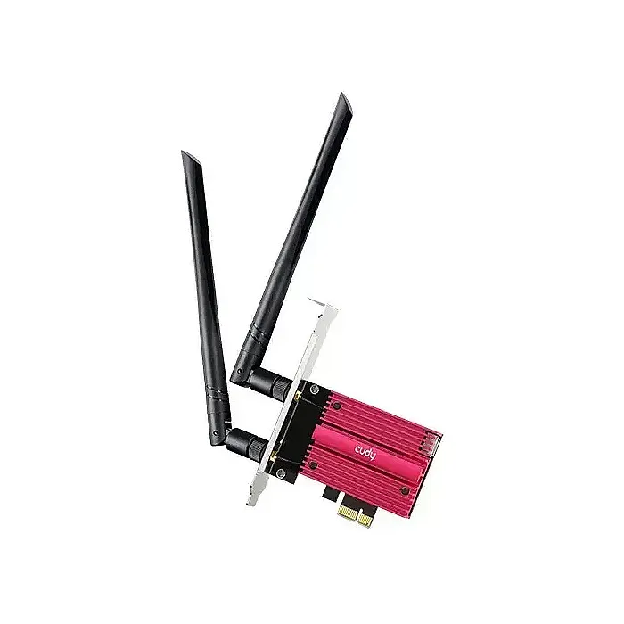 CUDY WE3000S AX5400 Tri-Band Wi-Fi 6E PCIe Adapter with Bluetooth 5.2 Intel AX210 CUDY WE3000S AX5400 Tri-Band Wi-Fi 6E PCIe Adapter with Bluetooth 5.2 Intel AX210