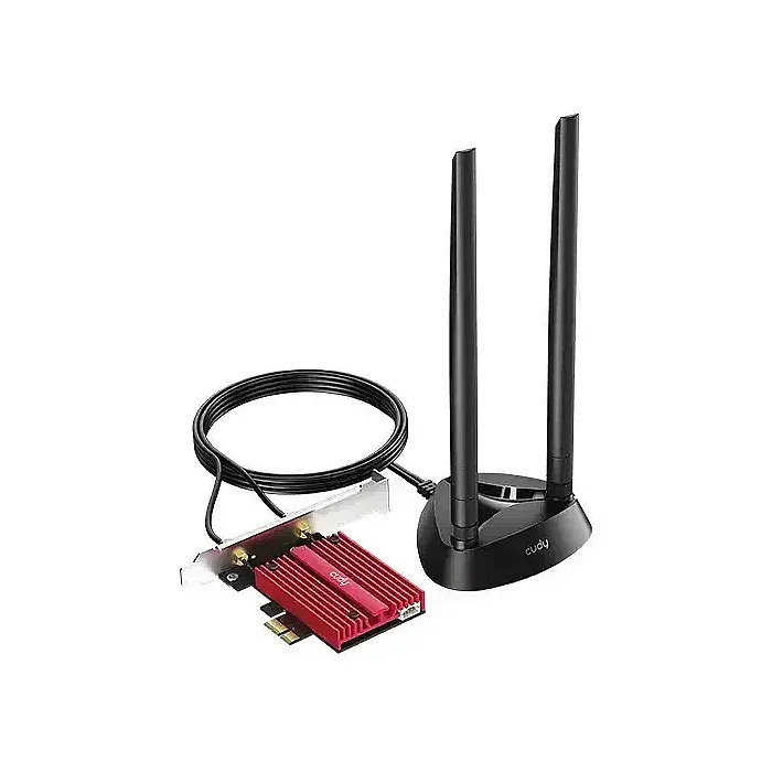 CUDY WE9300S BE9300 Tri-Band Wi-Fi 7 PCIe Adapter with Bluetooth 5.4 Intel BE200 CUDY WE9300S BE9300 Tri-Band Wi-Fi 7 PCIe Adapter with Bluetooth 5.4 Intel BE200