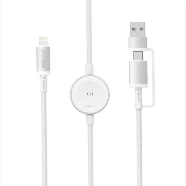 WiWU Titanlink Wi-C105 27w Powerful 2-in-1 Wireless charging cable