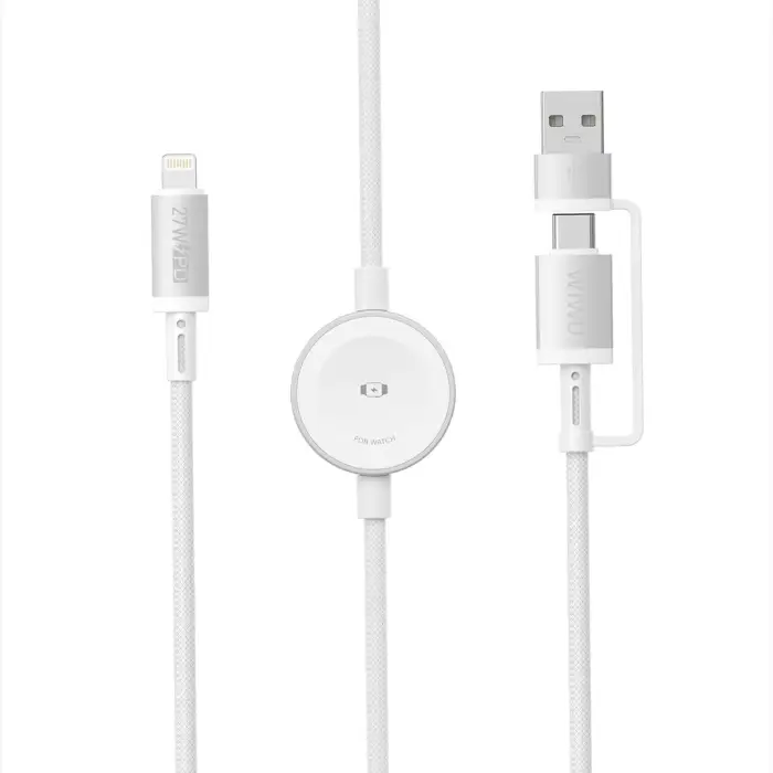 WiWU Titanlink Wi-C105 27w Powerful 2-in-1 Wireless charging cable