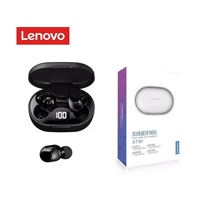 Lenovo XT91 TWS Wireless Earphones White Lenovo XT91 TWS Wireless Earphones White